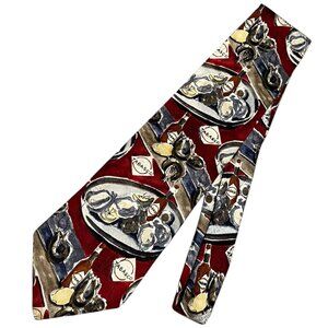 VTG Tabasco Hot Sauce Neck Tie Bottle Sea‎ Food USA Silk Novelty 57” X 4"